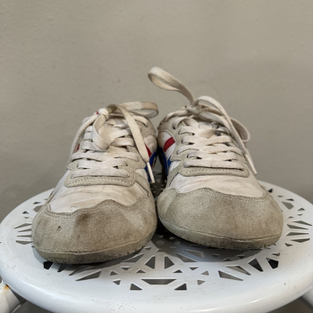 Onitsuka Tiger SERRANO 1183B400 100 WHITE/DIRECTOIRE BLUE Men's Size 7.5 - Picture 3 of 7